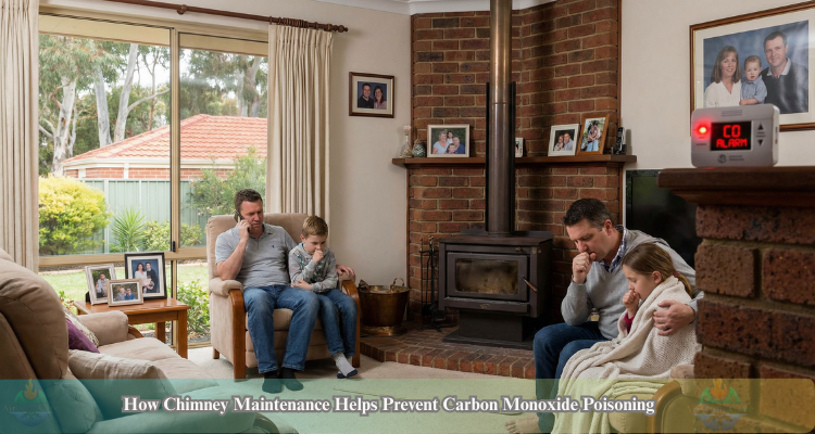 people are having health issues by carbon monoxide effect from their chimney