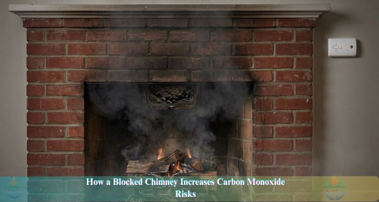a blocked chimney increasing carbon monoxide