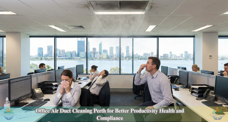 people are affecting by dirty air duct in perth office