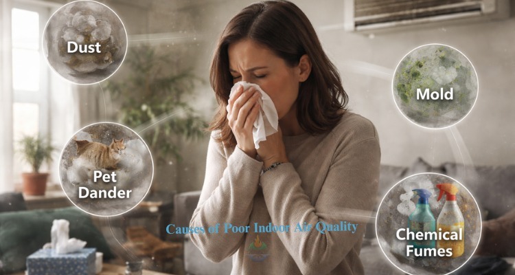 She is facing poor air quality problem