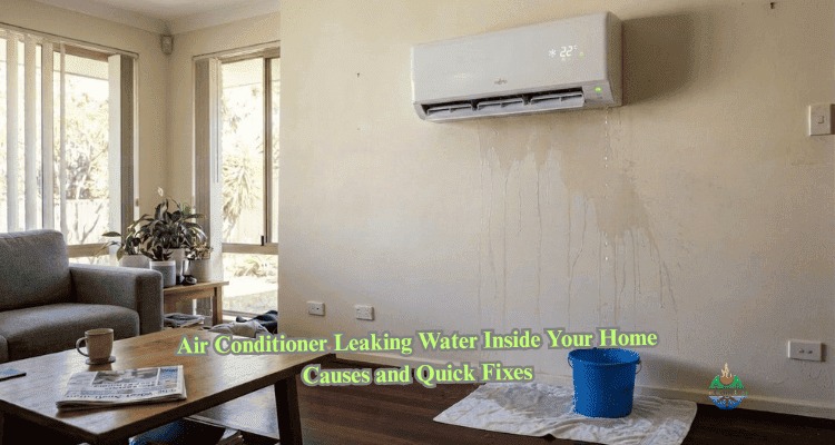 a air conditioner leaking water inside