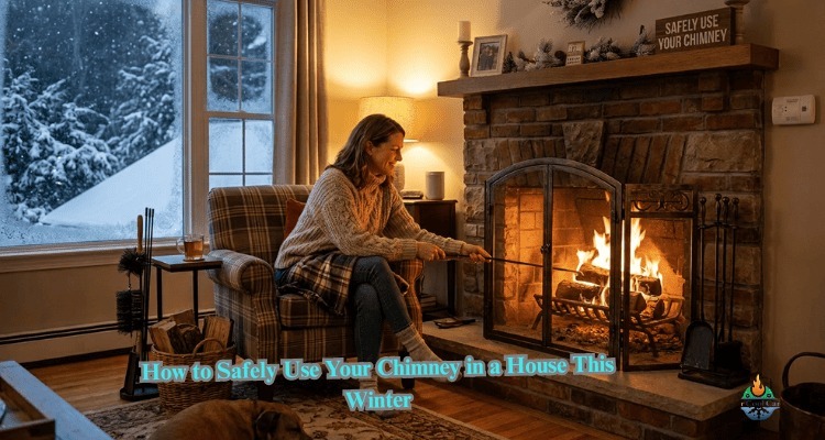 A Lady Safely Use Your Chimney in a House This Winter
